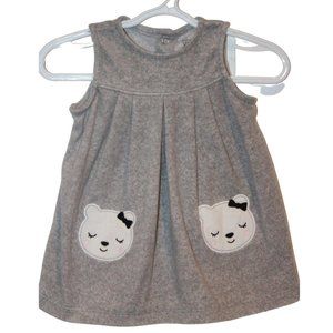 3/$20 🏷 Carters Infant Fleece Dress Size 6m